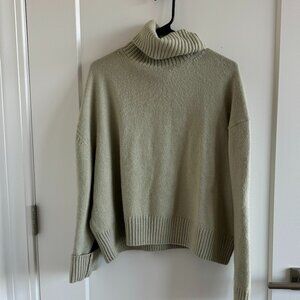 Sage Green H&M Turtleneck Sweater
